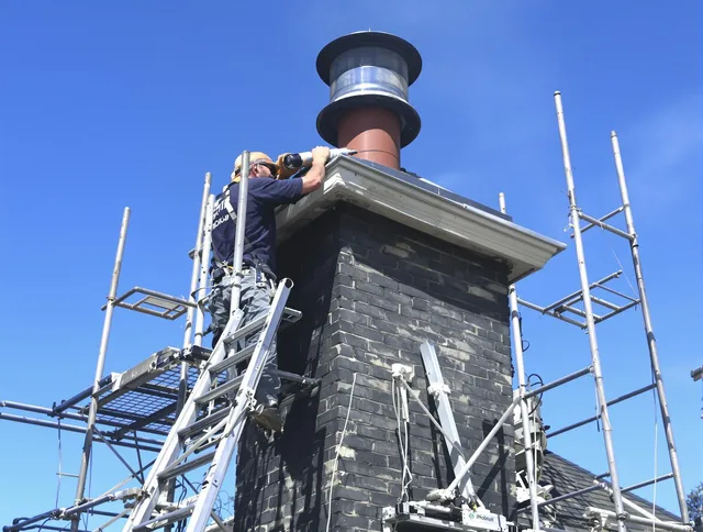 Sturdy chimney crown finished by Ashland Chimney Sweep in Ashland, MA