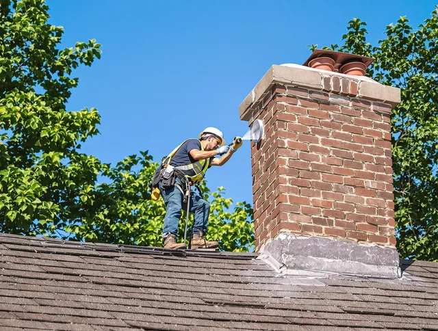 Ashland Chimney Sweep performing an inspection with advanced tools in Ashland, MA