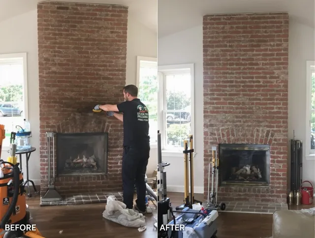 Finished chimney sweeping service by Ashland Chimney Sweep in Ashland, MA