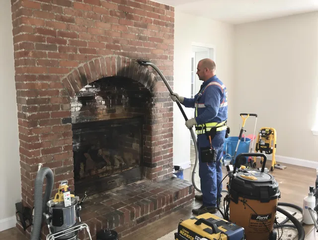 Ashland Chimney Sweep expert performing detailed chimney sweep in Ashland, MA