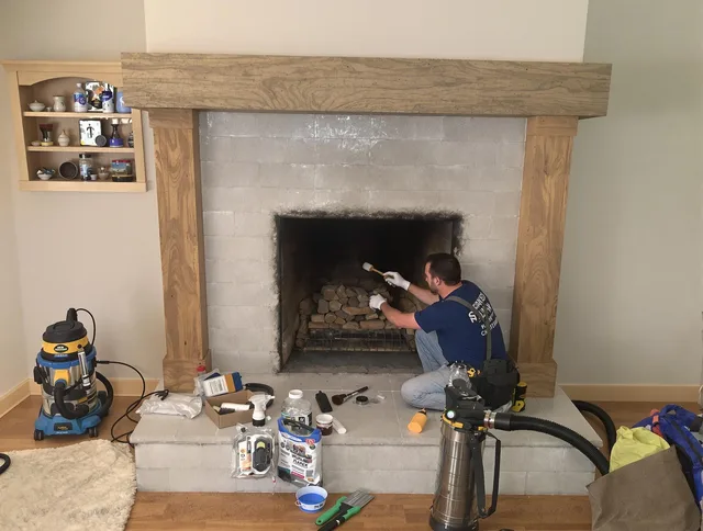 Detailed creosote removal process by Ashland Chimney Sweep in Ashland, MA