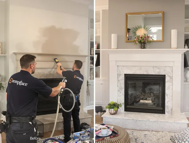 Professional soot removal by Ashland Chimney Sweep team in Ashland, MA